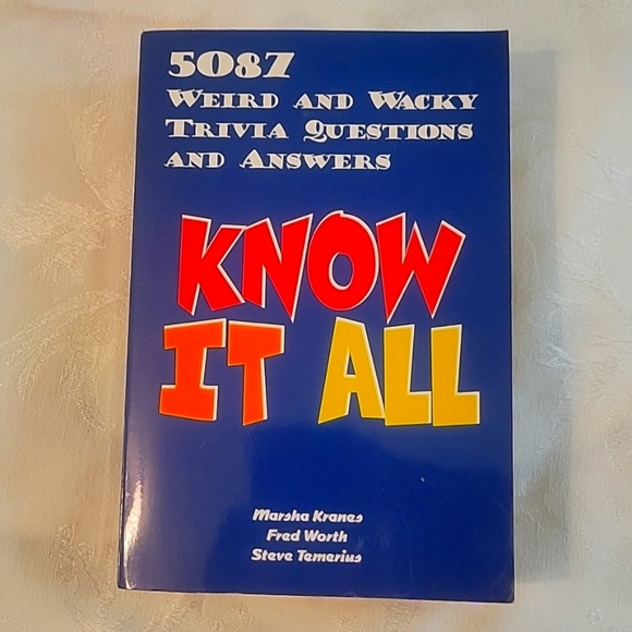 5087 Know It All Weird and Wacky Trivia Questions and Answers - Picture 1 of 4